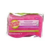 Scotch Brite - Scotch Brite Gentle Clean Scrub Sponge, 3 Each