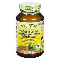 MegaFood - Men Over 40 One Daily Multi, 30 Each