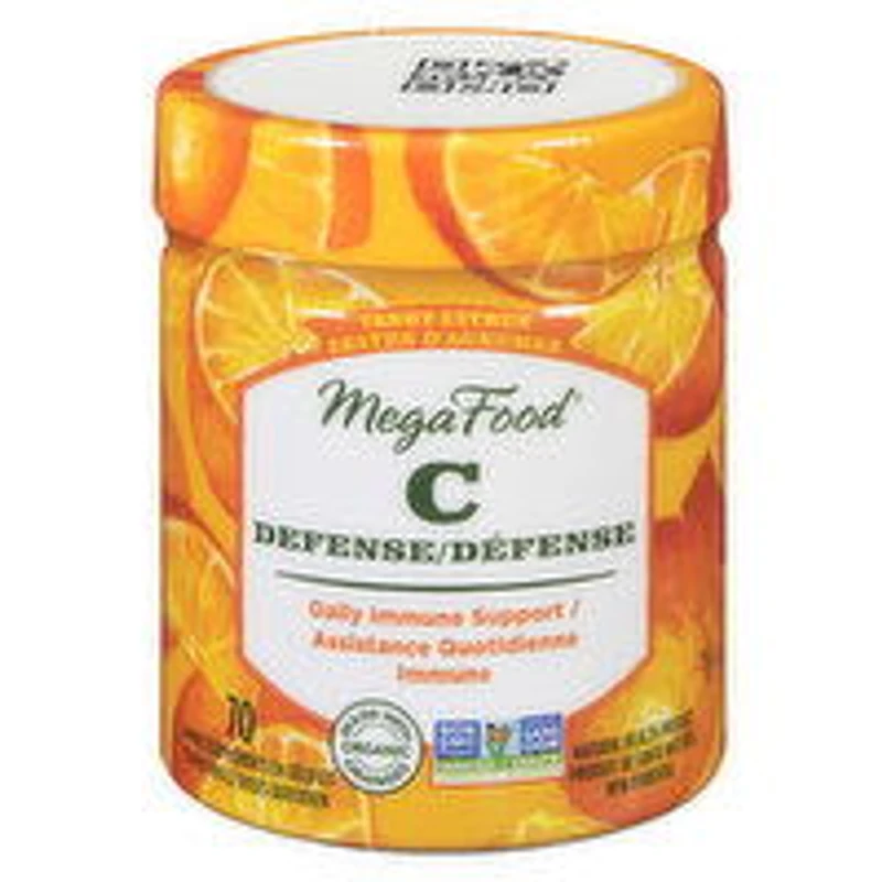 MegaFood - C Defense Vitamin Gummies Citrus, 70 Each
