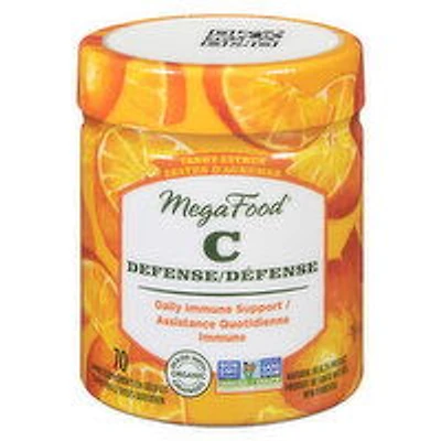MegaFood - C Defense Vitamin Gummies Citrus, 70 Each