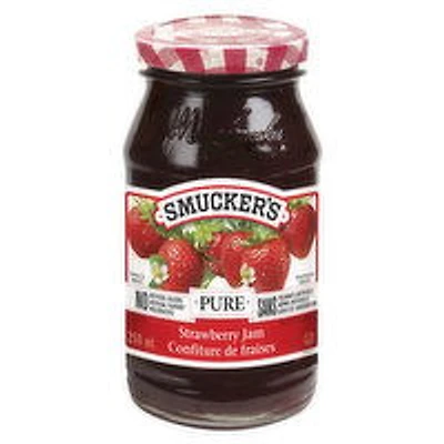 Smucker's - Jam - Pure Strawberry, 250 Millilitre