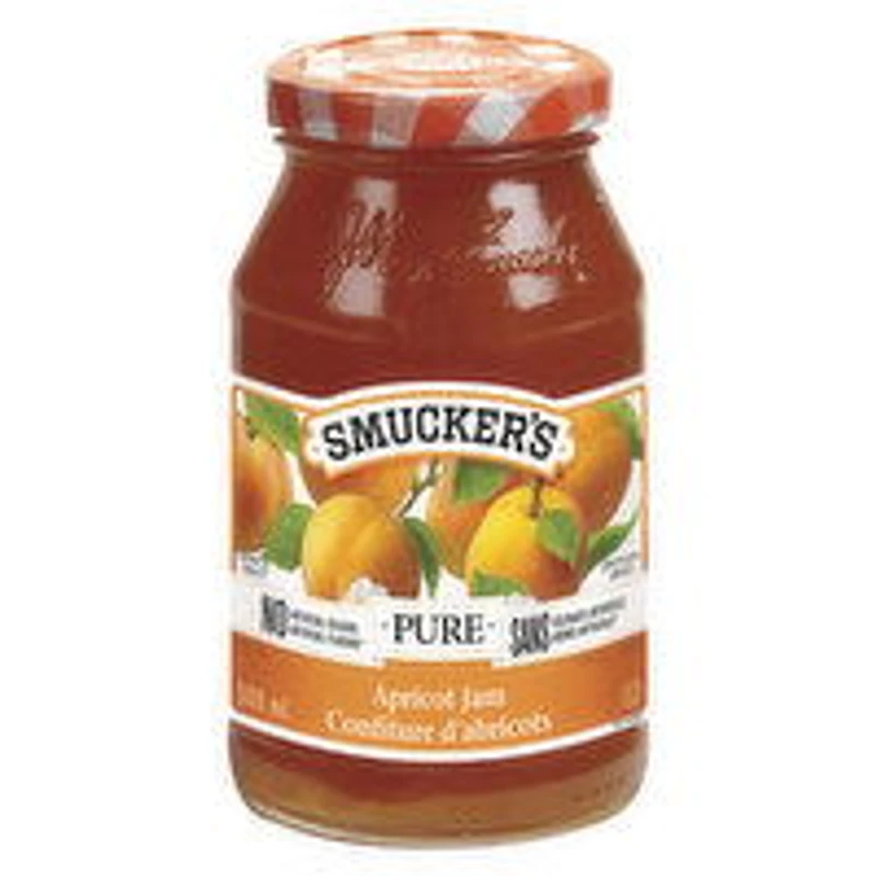 Smucker's - Jam - Pure Apricot, 500 Millilitre