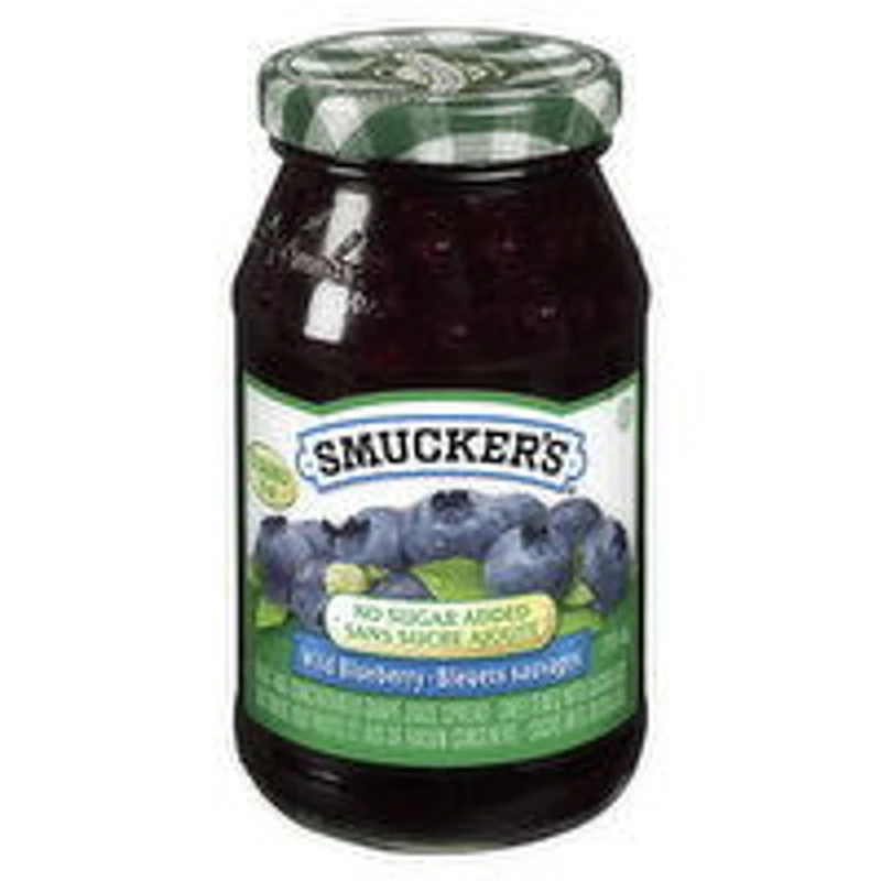 Smucker's - Jam - Wild Blueberry No Sugar Added, 310 Millilitre