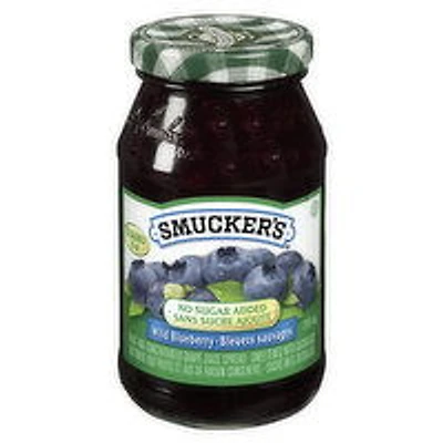 Smucker's - Jam - Wild Blueberry No Sugar Added, 310 Millilitre