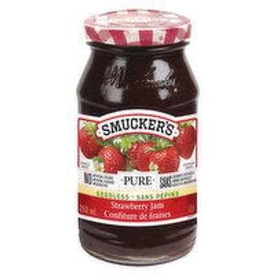 Smucker's - Jam - Pure Strawberry Seedless, 250 Millilitre