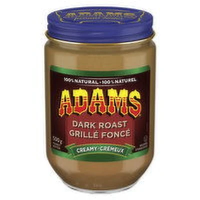 Adams - Dark Roast Creamy Peanut Butter, 500 Gram