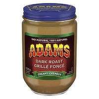 Adams - Dark Roast Creamy Peanut Butter, 500 Gram