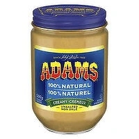 Adams - Creamy Unsalted Peanut Butter, 500 Gram