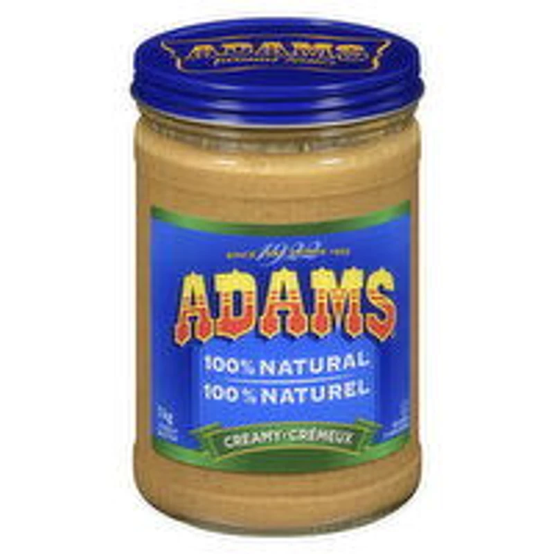 Adams - Creamy Peanut Butter, 1 Kilogram