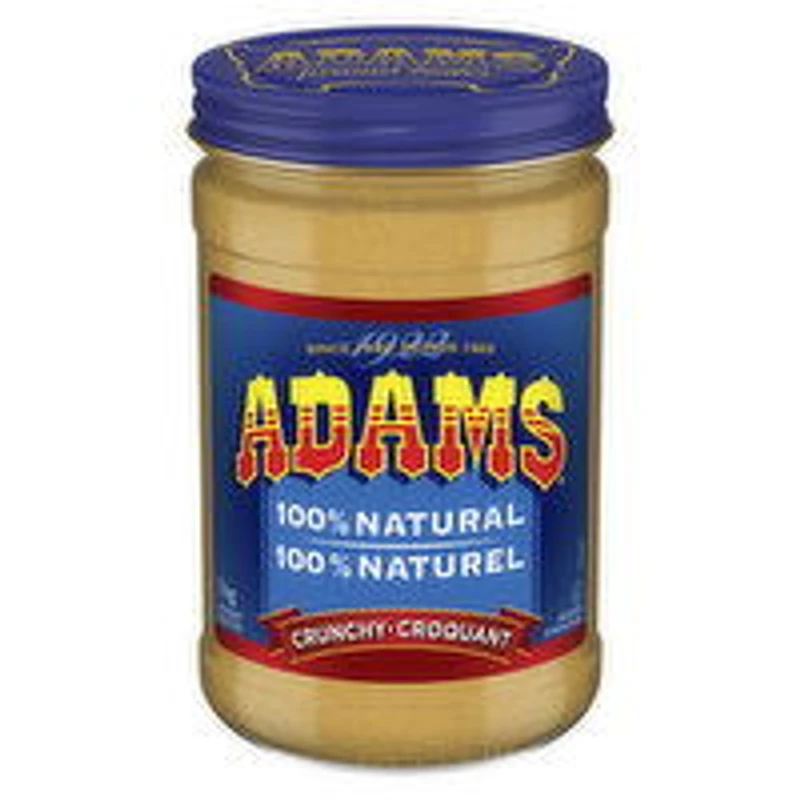 Adams - Crunchy Peanut Butter, 1 Kilogram