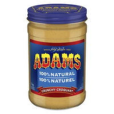 Adams - Crunchy Peanut Butter, 1 Kilogram