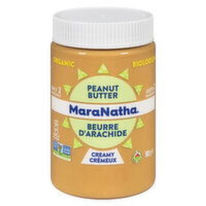 MaraNatha - Organic Creamy Smooth Peanut Butter, 500 Gram