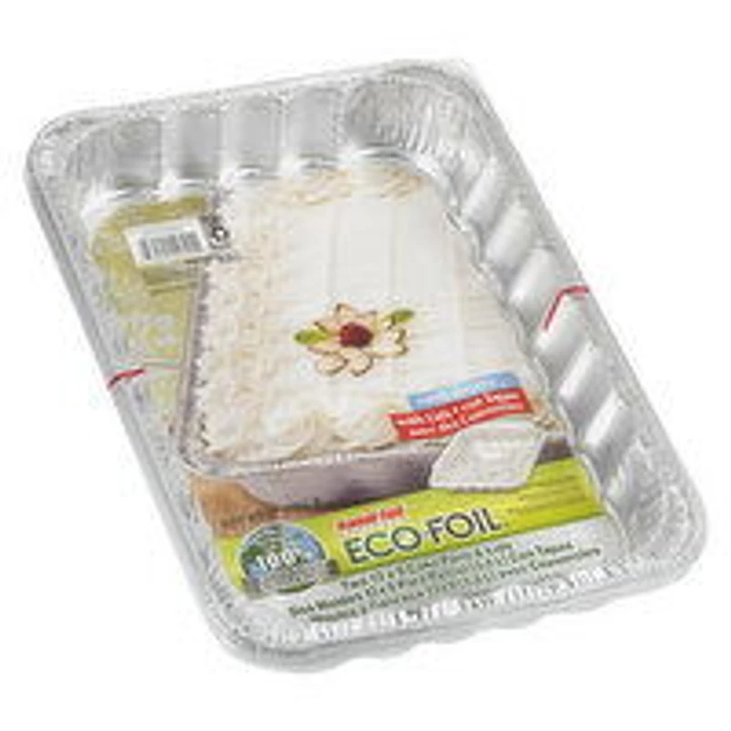 handi-foil - Eco-Foil  13x9 Cake Pans & Lids, 2 Each