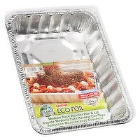 handi-foil - Eco-Foil Medium Rack Roaster Pan & Lid, 1 Each