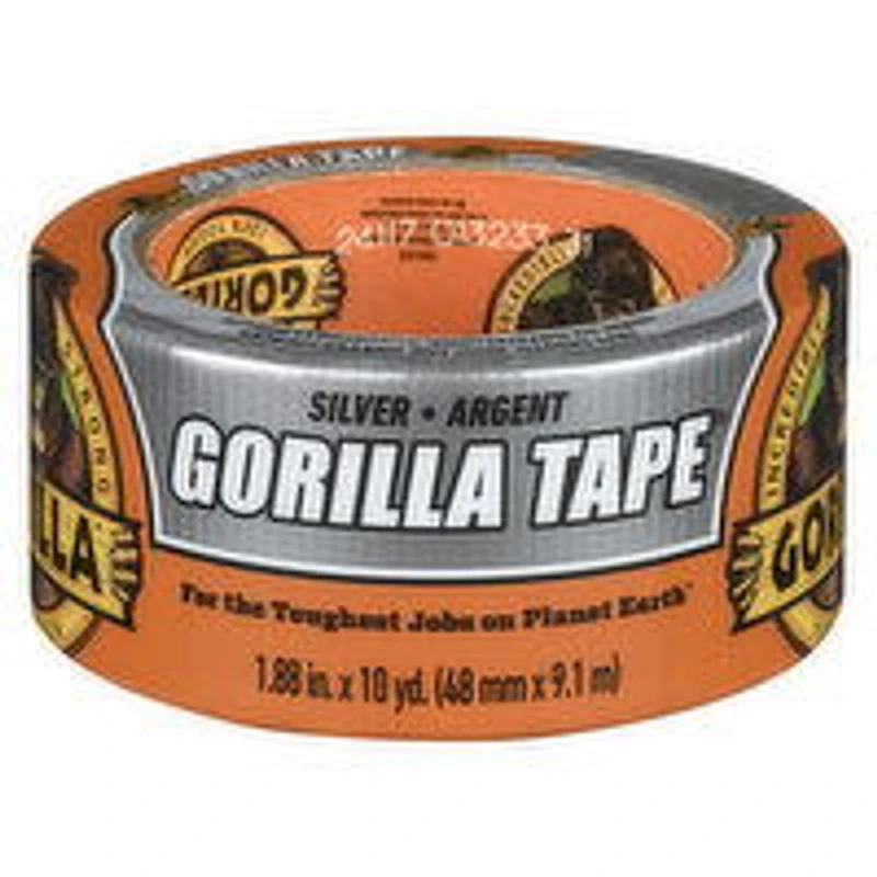 Gorilla - Tape Silver 10 Yards, 1 Each