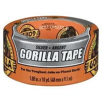 Gorilla - Tape Silver 10 Yards, 1 Each