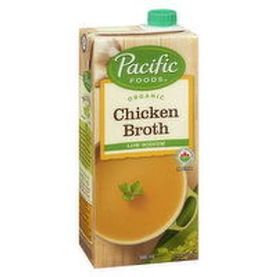 Pacific Foods - Organic Chicken Broth Low Sodium, 946 Millilitre