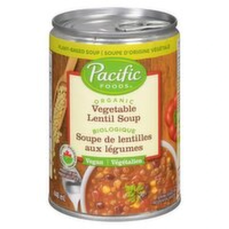 Pacific Foods - Organic Vegetable Lentil Soup, 440 Millilitre