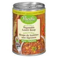 Pacific Foods - Organic Vegetable Lentil Soup, 440 Millilitre