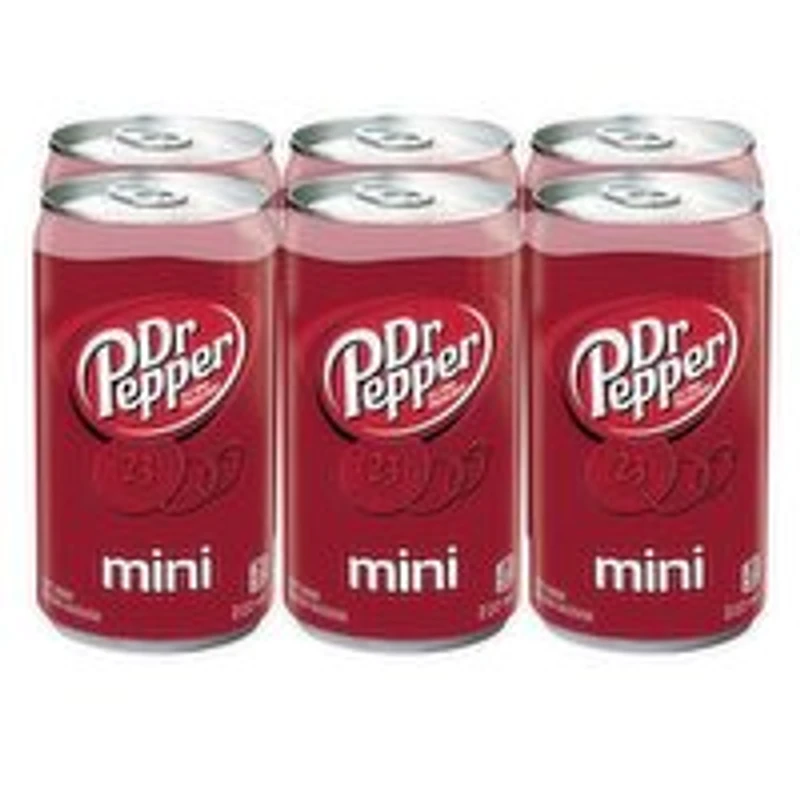 Dr. Pepper - Mini's Cans, 6 Each