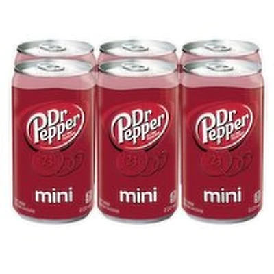 Dr. Pepper - Mini's Cans, 6 Each