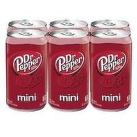 Dr. Pepper - Mini's Cans, 6 Each