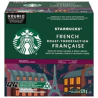 Starbucks - French Roast Coffee K-Cups, Dark Roast, 44 Each