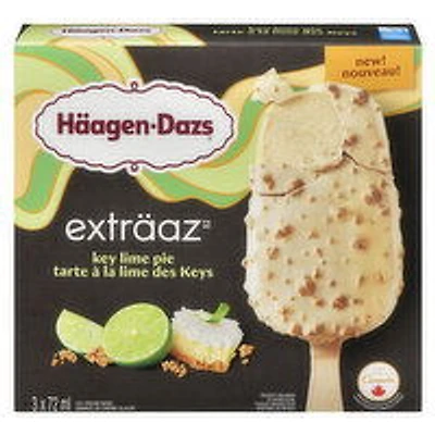 Haagen Dazs - Extraaz Key Lime Pie Ice Cream Bars, 3 Each