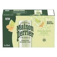Maison Perrier - Forever Ginger Lime Sparkling Water, 8x330mL, 8 Each