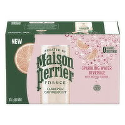 Maison Perrier - Forever Fruit Sparkling Water, 8x330mL, 8 Each
