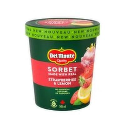 Del Monte - Real Strawberry & Lemon Sorbet, 946 Millilitre