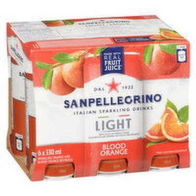 San Pellegrino - Light Blood Orange, 6 Each