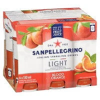 San Pellegrino - Light Blood Orange, 6 Each