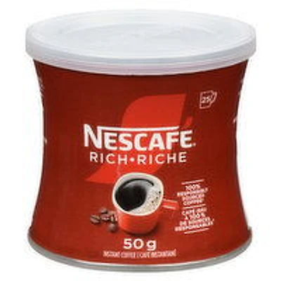 Nescafe - Instant Coffee, Rich, 50 Gram
