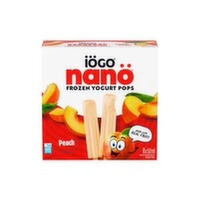 Iogo - Frozen Yogurt Pops, Peach 8 Pack, 400 Millilitre