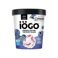 Iogo - Frozen Yogurt Blueberry Swirl, 946 Millilitre