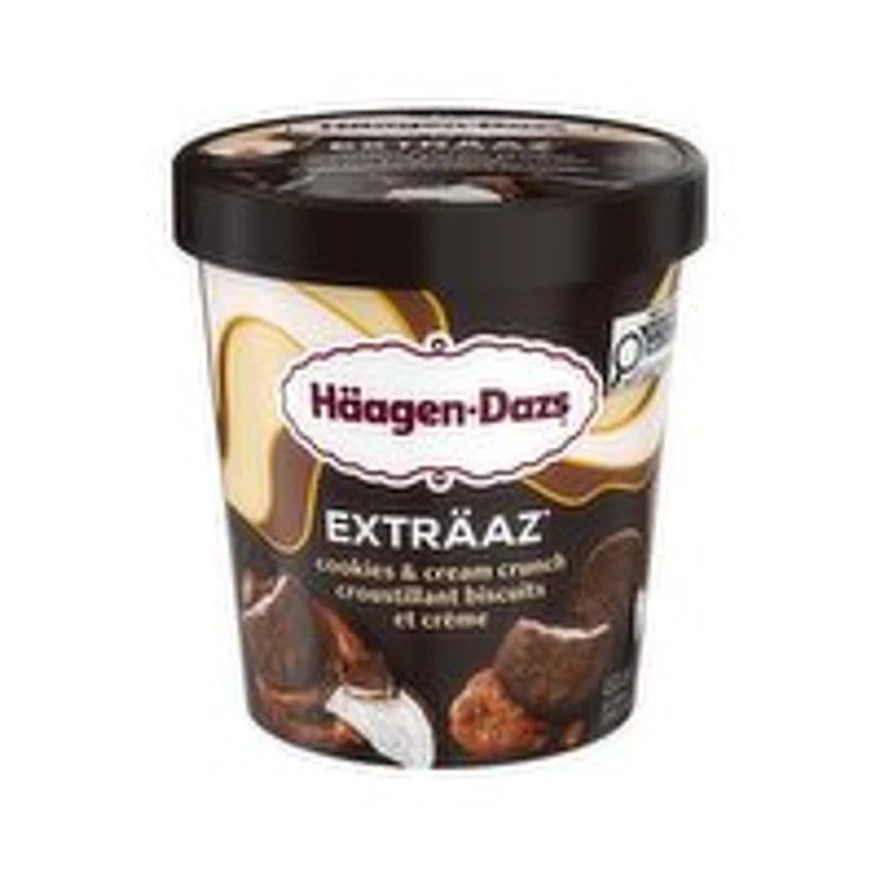 Haagen Dazs - Extraaz Cookies & Cream Crunch, 450 Millilitre