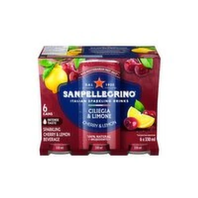 San Pellegrino - Light Cherry Lemon, 6 Each
