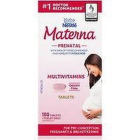 Nestle - Materna Prenatal Multivitamin Tablets, 100 Each