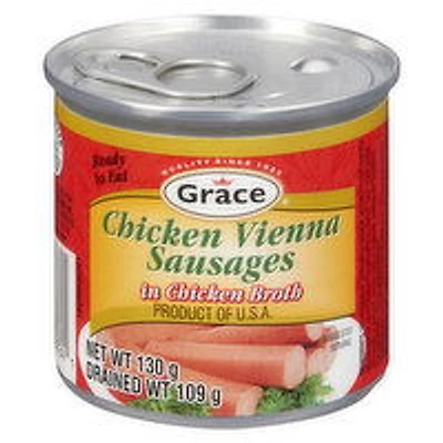 Grace - Chicken Vienna Sausages - Original, 130 Gram