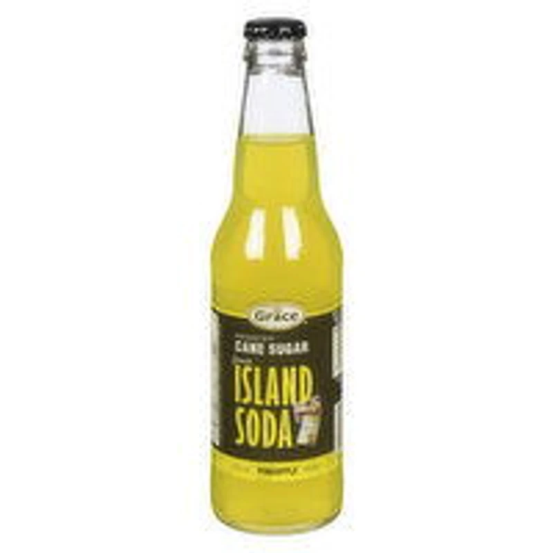 Grace - Island Soda Pineapple, 355 Millilitre