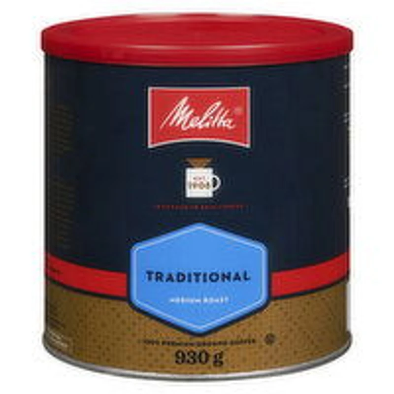 Melitta - Traditional Ground Coffee Medium Roast, 930 Gram
