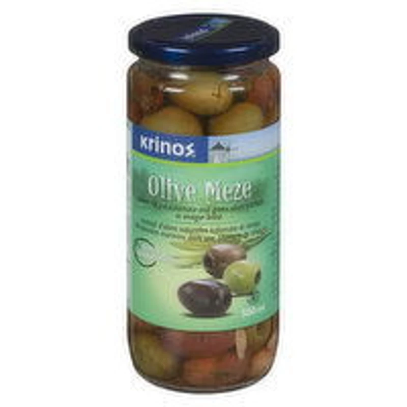 Krinos - Olive Meze Pitted, 500 Millilitre