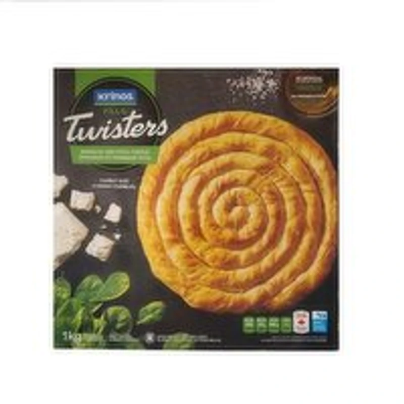 Krinos - Fillo Twisters  - Spinach, 1 Kilogram