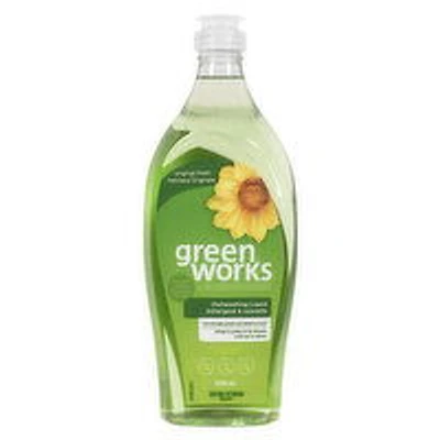 Green Works - Dishwash Liquid Original, 650 Millilitre