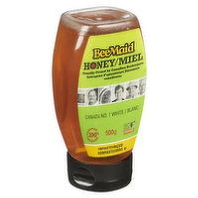 Bee Maid - Liquid Honey - Unpasteurized, 500 Gram