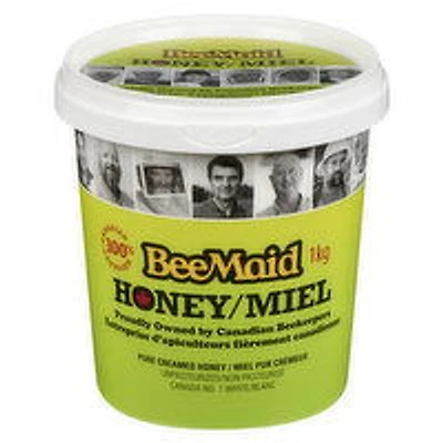 Bee Maid - Pure Creamed Honey - Unpasteurized, 1 Kilogram