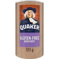 Quaker - Gluten Free Quick Oats, 511 Gram