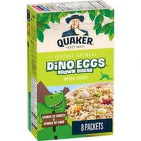 QUAKER - Quaker Dino Eggs Brown Sugar, 8 Each