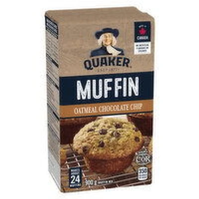 Quaker - Muffin Mix, Oatmeal Chocolate Chip, 900 Gram